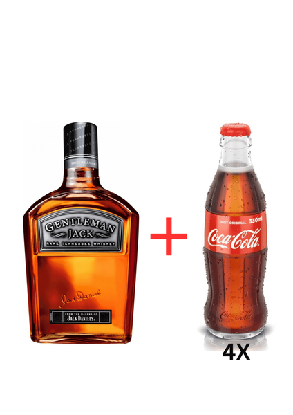 Gentleman Jack + 4 Cola